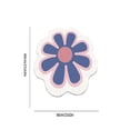 thumbnail image 2 of JilgTeok Flower Shaped Rug, Cute Daisy Rug, Flower Bath Rugs, Round Carpet, Non Slip Water Absorbent Bathroom Mat, Soft Machine Wash Rug Mat for Bedroom Kitchen Bathroom Toilet Floors(23.62*23.62in), 2 of 6