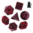 thumbnail image 2 of Cusdie 7-Die Metal DND Dice Set, Mechanical Gear Metal Polyhedral D&D Dice Set for DND Dungeons and Dragons TTRPG Role Playing Games, 2 of 5