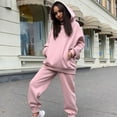 thumbnail image 3 of Clearance Sweatsuits for Women Set 2 Piece Women Hoodies Sweatsuit Long Sleeve Hooded Matching Joggers Sweatpants Tracksuit Sets, 3 of 6