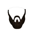 thumbnail image 4 of Accessoires de Costume de Fausse Barbe Fournitures de Fête Hommes Moustache de Fête Réaliste, 4 of 10