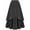 Black, variant on Vintage Skirts for Women Victorian Renaissance Tiered Long Skirts High Waisted Asymmetrical Ruffle A Line Skirt