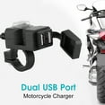 thumbnail image 3 of Cargador de Puerto USB dual para motocleta Cargador de manillar impermeable 5V 1A/2.1A Toma de Alimentación de teléfono para motocleta/Vehículos Eléctricos, 3 of 7