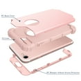 thumbnail image 2 of JTCASES for iPhone 8 Plus Case, Drop Resistant Corners, Wireless Charging, Heavy Duty Shockproof Hybrid Hard PC Bumper, Camera Protection, Skin-feel Anti-scratch Tough Cover, Rosegold, 2 of 7