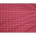thumbnail image 4 of oneOone Polyester Lycra Red Fabric Geometric Bandhani Craft Projects Decor Fabric Printed By The Yard 56 Inch Wide, 4 of 4