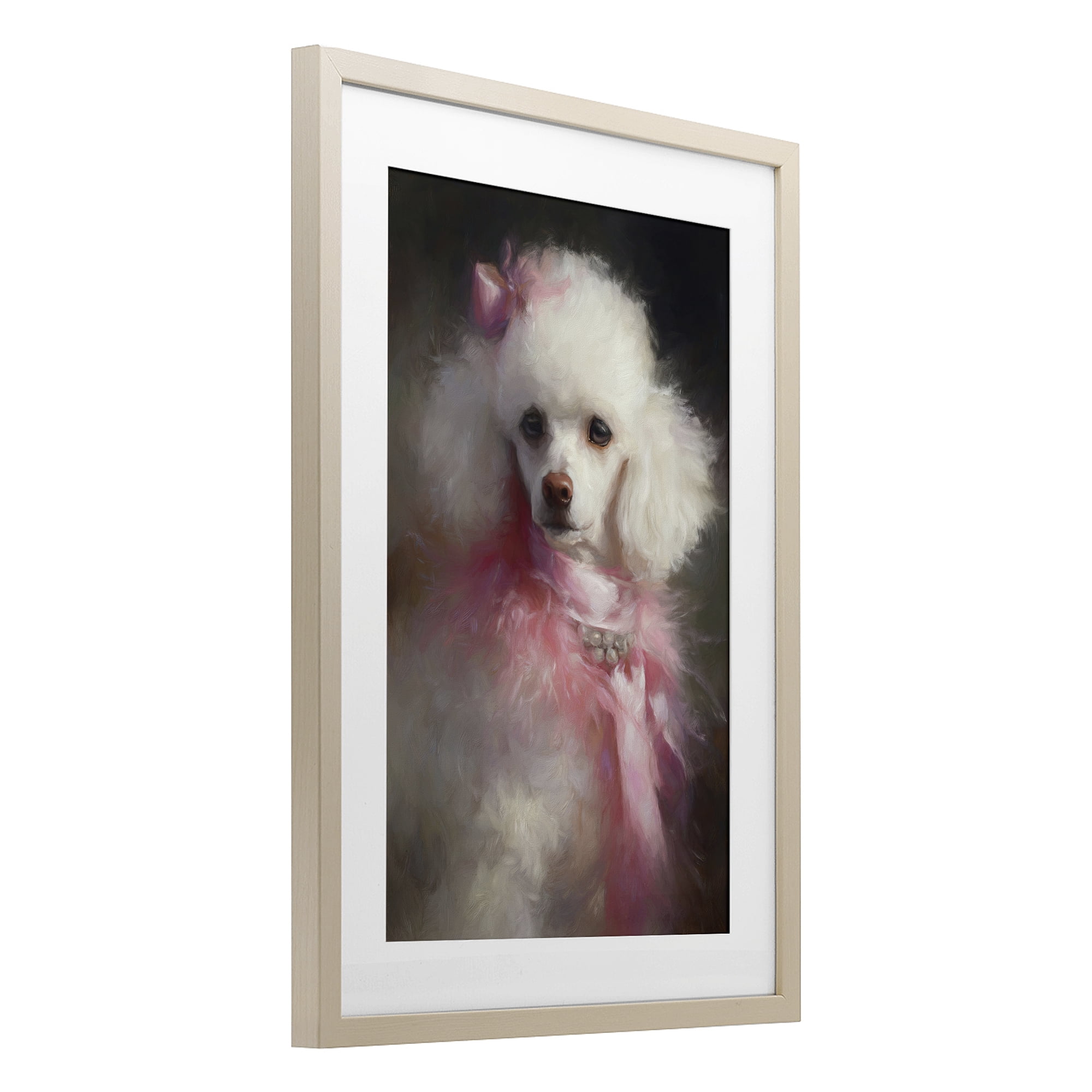 Stupell Industries Just A Girl Who Loves Pink Birch Framed Print Under Glass, design by Tina LeCour