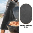 thumbnail image 5 of OFFIGAM Black PVC Work Apron Mens Adjustable Heavy Duty Apron for Kitchen Restaurant and Industrial Use, 5 of 8