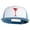 Blue, variant on Red Martini and Olive Beverage Iron On Patched Classic Trucker Cap - Blue OSFM