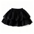 thumbnail image 3 of Guitiannn Girls Summer Tiered Tutu Skirt Ballerina Short Skirt for Toddler Kids Fashionable A Line Partywear Kids Pleated Skirt, 3 of 5