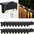 thumbnail image 6 of HIBIBUD Solar Deck Lights Outdoor 16 Pack,Solar Step Lights Waterproof Led Solar Lights for Outdoor Stairs,Step,Fence,Yard,Patio,and Pathway(Warm White), 6 of 7
