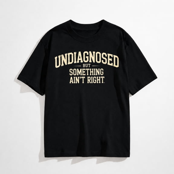 Undiagnosed But Something Ain't Right Funny Saying T-Shirt