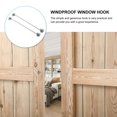 thumbnail image 4 of OUNONA 2Pcs Stainless Steel Hook Screws Durable Square Hook For Home Use, 4 of 8