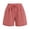 Red, variant on Bxsruta Women's Gingham Check Drawstring Shorts with Pockets High Waist Casual Wide Leg Elastic Waist Summer Shorts