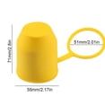 thumbnail image 4 of Tapa Remolque Coche Barra PVC Impermeable para Cabeza () Amarillo, 4 of 4