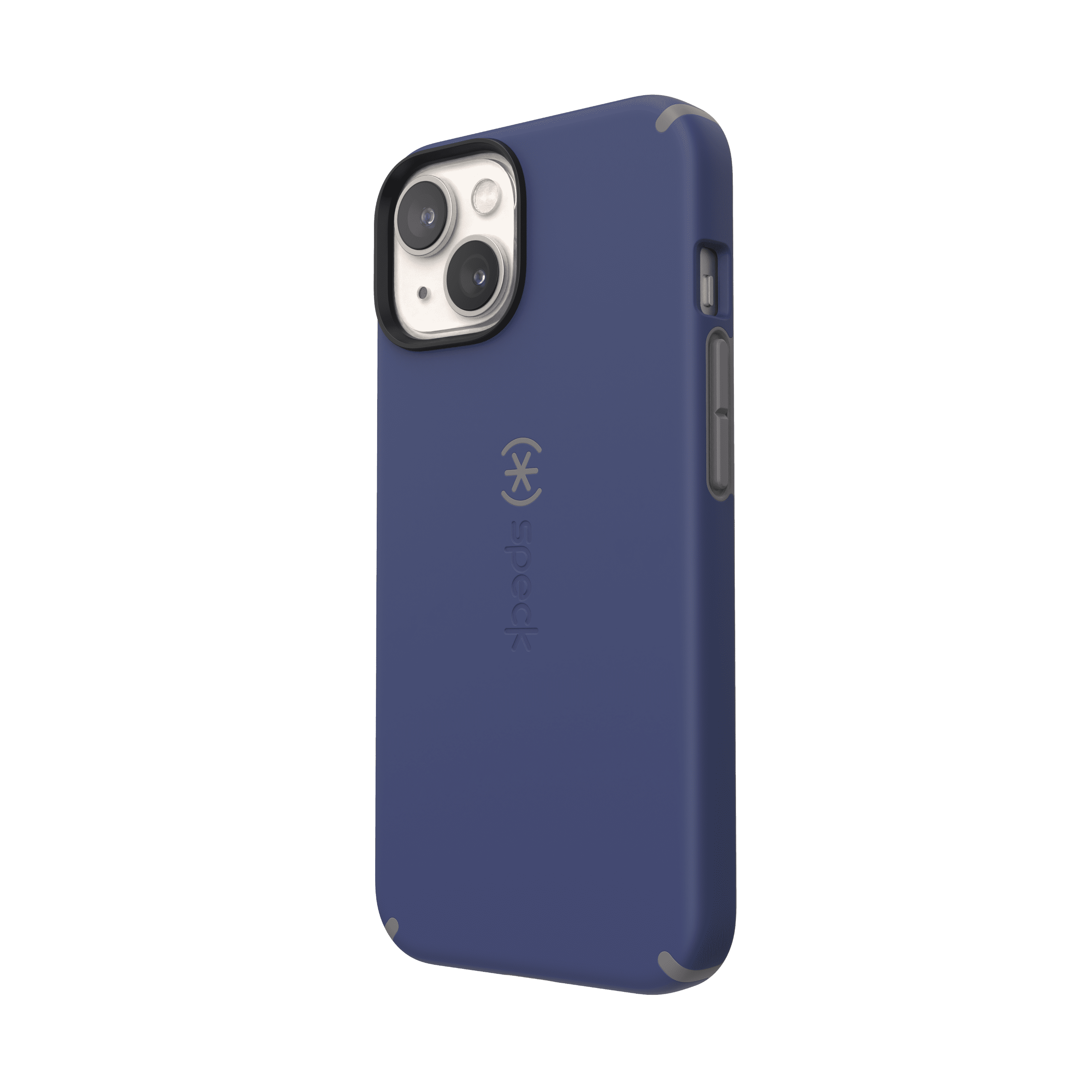 Speck iPhone 14 CandyShell Pro with MagSafe Case in Prussian Blue and Cloudy Grey