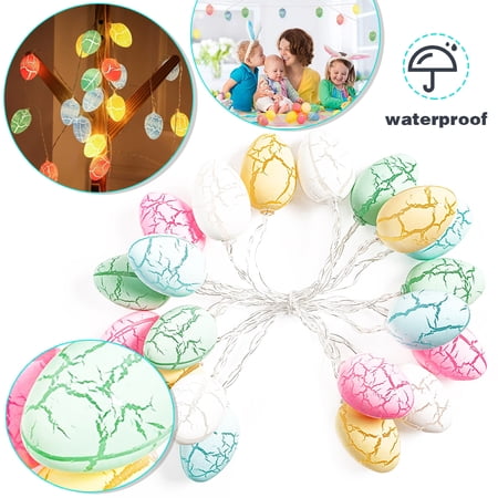 POINTERTECK 10ft 20 LED Easter Eggs String Lights Easter Decorations Warm White price history on PriceWatchPro