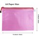 thumbnail image 1 of 5 Pcs Plastic Wallets A4 File Folder Document Zipper Bags A4 Zip Bag, 1 of 3