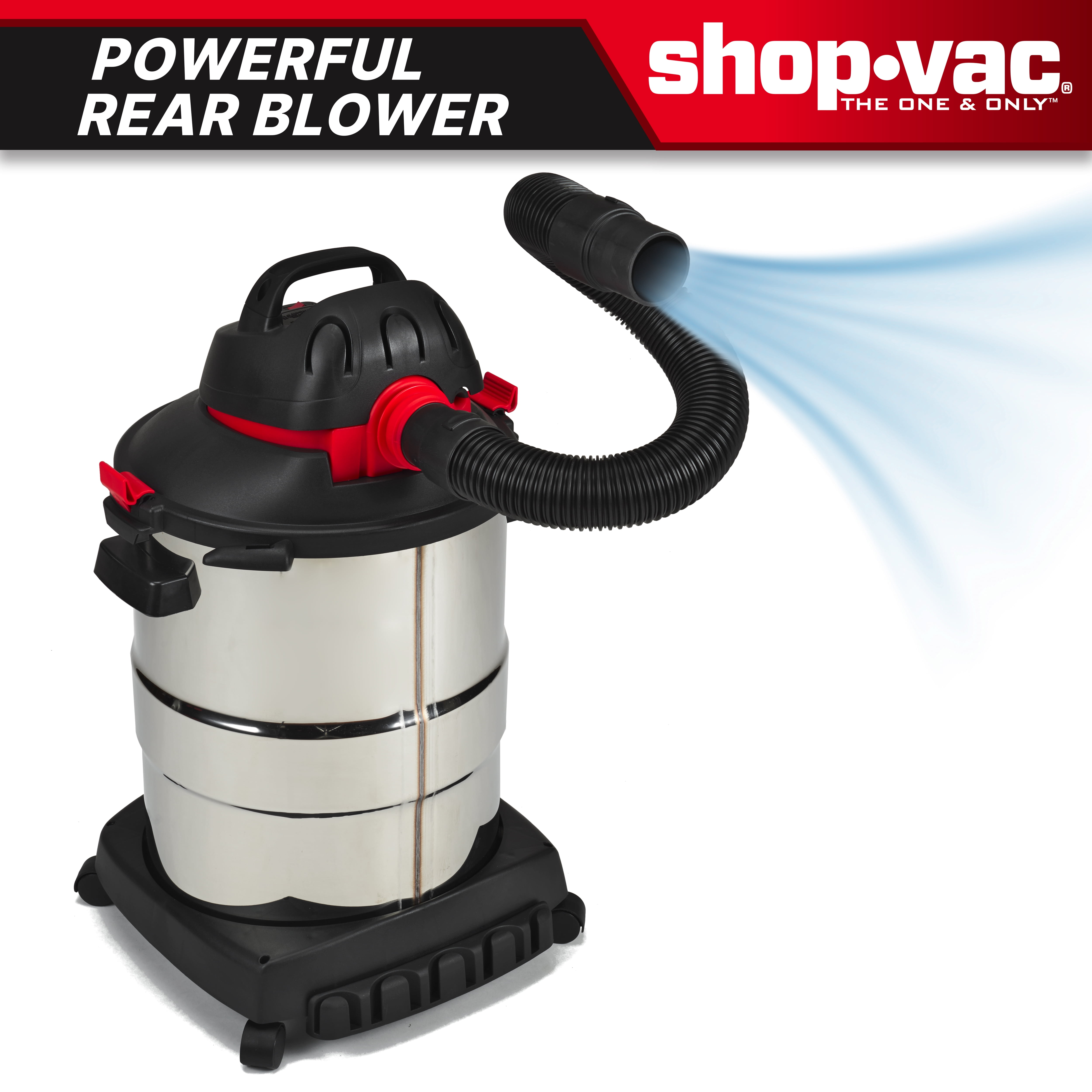 Shop-Vac 12 Gallon 5.5 Peak HP Stainless Steel Wet Dry Vacuum 5989505