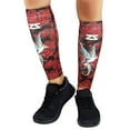 thumbnail image 2 of Hummingbirds Compression Leg Sleeves S/M / Red, 2 of 4