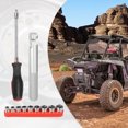 thumbnail image 2 of Unique Bargains 1 Set Belt Changing Tool Clutch Cover Removal Tool Silver Tone for Polaris RZR 800 900 S 1000 XP XP4, 2 of 7