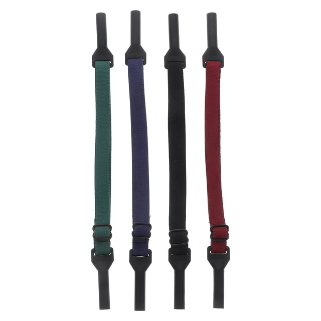 4 Uds. Correas ajustables para gafas para niños, empuñaduras para las orejas, correa para gafas de seguridad, soporte para gafas de sol y cadenas para gafas