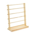 thumbnail image 3 of Organizador de cintas de madera, soporte para carretes de cinta, soporte de mesa, estante para cintas portátil y ligero con 6 niveles para salas de co, 3 of 9