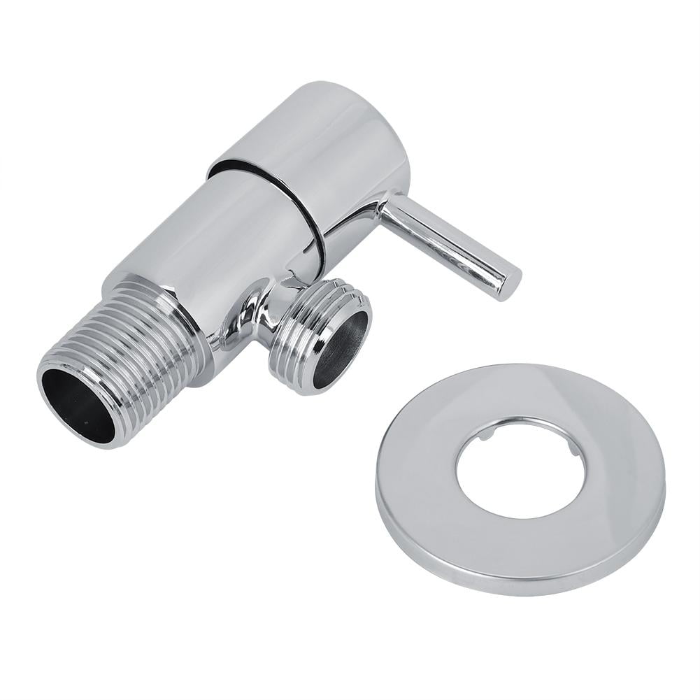 Tebru Bathroom Tap Valve, Bathroom Angle Valve,1Pc Bathroom Water Control Angle Valve Faucet Tap