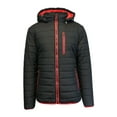 thumbnail image 4 of Men's Heavyweight Puffer Jacket With Contrast Color Trim & Detachable Hood (S-2XL), 4 of 8