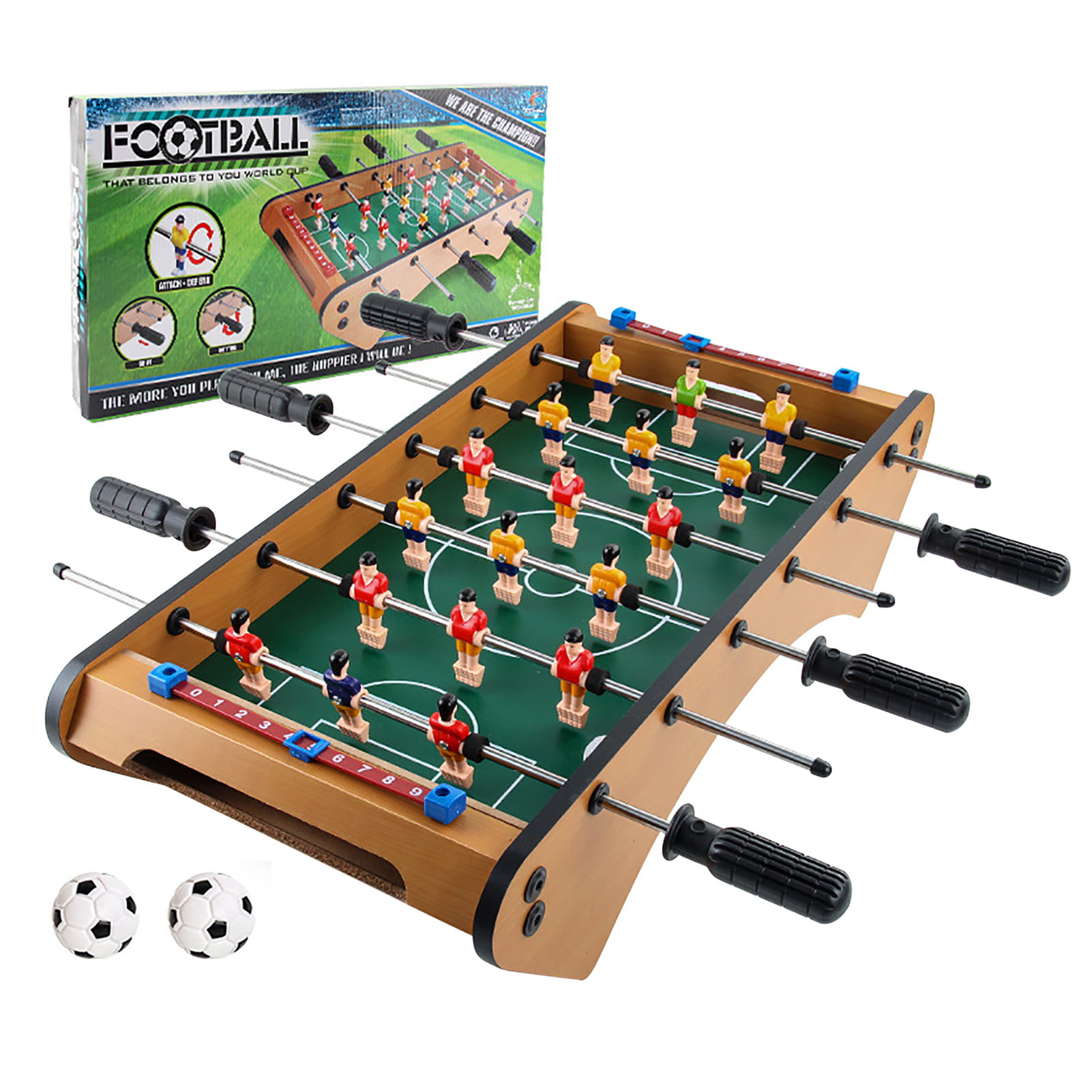 Soccer Mini Table Football Arcade Game 32mm For Sports 6 pcs Table Football New 