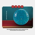 thumbnail image 6 of 6-inch 11 Notes Steel Tongue Drum, Rain Drum For Outside, Chakra Drum for Rain with Bag, Music Book, Drumsticks, Mallet Holder and Finger Paddles, for Camping, Meditation or Yoga, 6 of 8