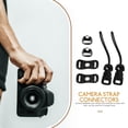 thumbnail image 5 of LOLIPPYY 1 Set Camera Strap Buckles for DSLR Camera Black Installation, 5 of 8