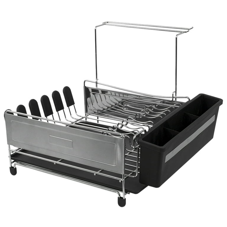 Design Extra Large Capacity Stainless Steel Dish Rack with Wine