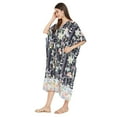 thumbnail image 5 of Gypsie Blu Women Long Kaftans Summer Loose Caftan Dress Evening Casual Ladies Dresses Online, 5 of 7