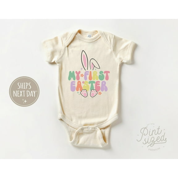 My First Easter Onesie, Cute Spring Bodysuit, Baby'S First Easter Onesie, Easter Bunny Onesie Cute Baby Onesie, BABY BODYSUIT LAT 4424