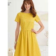 New Look Sewing Pattern 6262 - Misses' Dress with Neckline Variations, Size: A (10-12-14-16-18-20-22)