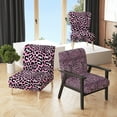 thumbnail image 4 of Designart "Pink and Black Leopard " Upholstered Cabin & Lodge Accent Chair and Arm Chair, 4 of 5
