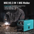 thumbnail image 3 of Welder bestarc MIG145 5GEN 145A 110V/220V con núcleo de flujo sin gas, 3 of 6