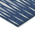 thumbnail image 4 of Addison Rugs Chantille Indoor/Outdoor Transitional Diamonds Navy Washable Rectangle Rug, 3' x 5', 4 of 6