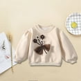 thumbnail image 4 of Mlzmgr Baby Girl Winter Clothes Toddler Fleece Sweatshirts Kids Comfy Crewneck Pullover Tops Fashion, 4 of 7