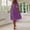 *Purple, variant on ClodeEU Women's Floral Print Square Neck Short Sleeve Midi Dress ,Casual Summer Dress Purple,Womens Plus M