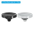 thumbnail image 3 of Uxcell Shutter Release Button Soft Shutter Release Button Copper Camera Shutter Button Concave, Black/Silver 2 Pack, 3 of 6