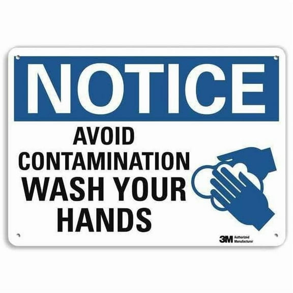 Lyle Notice Sign,10 in x 14 in,Plastic U1-1069-NP_14X10