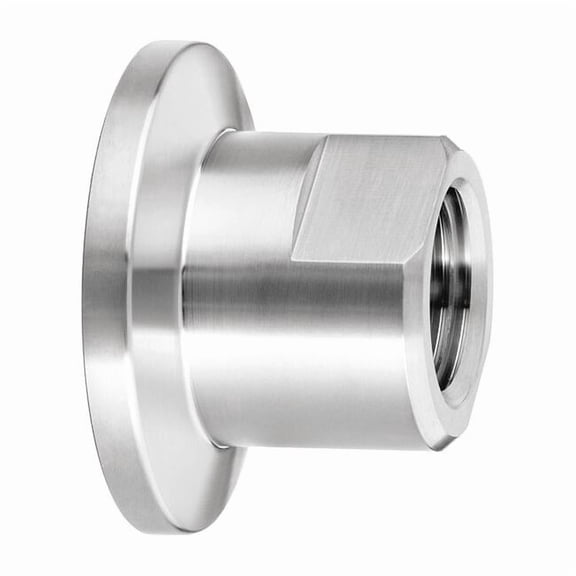 Vacuum Fitting, Straight Adapter, 1" Tube x 1/4" NPT Female