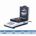 thumbnail image 1 of 110g 0.05% 0.01% 0.1% Touch Screen Desktop Grain Professional Moisture Meter Tester Moisture Measuring Device 50g ,Accurately Measure, 1 of 2
