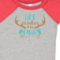 thumbnail image 4 of Inktastic Life is Better at the Cabin, Deer Antlers, Camping Boys or Girls Baby Bodysuit, 4 of 5