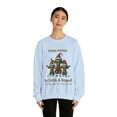 thumbnail image 3 of UFO Earth & Beyond XMas Unisex Heavy Blend™ Crewneck Sweatshirt, 3 of 7