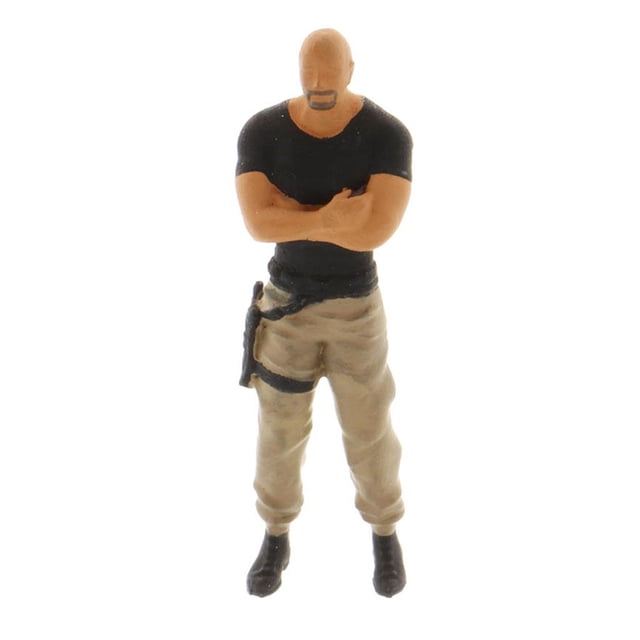 Figuras de película diminutas de mano 1:64 Perfecl Marron oscuro