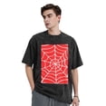 thumbnail image 2 of Spider-Man Men's Vintage Washed Drop Shoulder Short Sleeve T-Shirt, 2 of 7