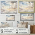 thumbnail image 4 of Designart "Wintry Clouds Allure" Clouds Floater Framed Canvas Art Print, 4 of 5