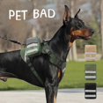 thumbnail image 2 of Large Dog Backpack, Durable Dog Training Pack for Outdoor Hiking Trips, Portable Saddle Bag for Large Breed Dog Harness, Reflective Dog Gear for Walking Camping, Black 1 Pack, 2 of 6