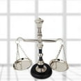 thumbnail image 6 of Vintage Decorative Scale Tray Unique Centerpiece Stand Black and Silver, 6 of 6
